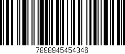 Código de barras (EAN, GTIN, SKU, ISBN): '7898945454346'