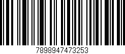 Código de barras (EAN, GTIN, SKU, ISBN): '7898947473253'