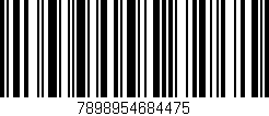 Código de barras (EAN, GTIN, SKU, ISBN): '7898954684475'
