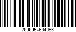 Código de barras (EAN, GTIN, SKU, ISBN): '7898954684956'