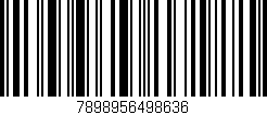 Código de barras (EAN, GTIN, SKU, ISBN): '7898956498636'