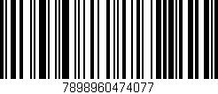 Código de barras (EAN, GTIN, SKU, ISBN): '7898960474077'