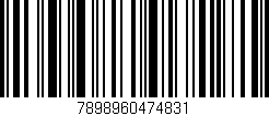 Código de barras (EAN, GTIN, SKU, ISBN): '7898960474831'