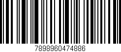 Código de barras (EAN, GTIN, SKU, ISBN): '7898960474886'