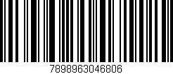 Código de barras (EAN, GTIN, SKU, ISBN): '7898963046806'