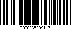 Código de barras (EAN, GTIN, SKU, ISBN): '7898965389116'