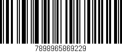 Código de barras (EAN, GTIN, SKU, ISBN): '7898965869229'