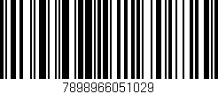 Código de barras (EAN, GTIN, SKU, ISBN): '7898966051029'