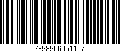 Código de barras (EAN, GTIN, SKU, ISBN): '7898966051197'