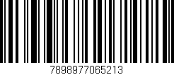 Código de barras (EAN, GTIN, SKU, ISBN): '7898977065213'