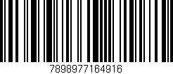 Código de barras (EAN, GTIN, SKU, ISBN): '7898977164916'