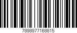 Código de barras (EAN, GTIN, SKU, ISBN): '7898977168815'