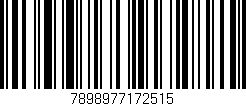 Código de barras (EAN, GTIN, SKU, ISBN): '7898977172515'