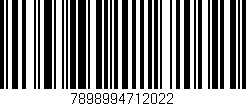 Código de barras (EAN, GTIN, SKU, ISBN): '7898994712022'