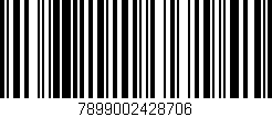 Código de barras (EAN, GTIN, SKU, ISBN): '7899002428706'