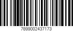 Código de barras (EAN, GTIN, SKU, ISBN): '7899002437173'