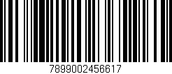 Código de barras (EAN, GTIN, SKU, ISBN): '7899002456617'
