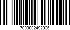 Código de barras (EAN, GTIN, SKU, ISBN): '7899002492936'