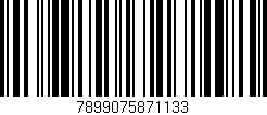 Código de barras (EAN, GTIN, SKU, ISBN): '7899075871133'
