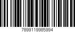 Código de barras (EAN, GTIN, SKU, ISBN): '7899119985994'