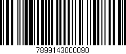 Código de barras (EAN, GTIN, SKU, ISBN): '7899143000090'