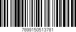 Código de barras (EAN, GTIN, SKU, ISBN): '7899150513781'