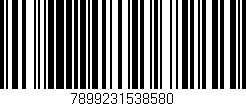 Código de barras (EAN, GTIN, SKU, ISBN): '7899231538580'