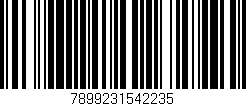 Código de barras (EAN, GTIN, SKU, ISBN): '7899231542235'