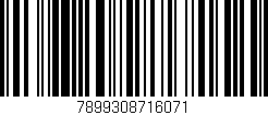 Código de barras (EAN, GTIN, SKU, ISBN): '7899308716071'