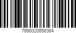 Código de barras (EAN, GTIN, SKU, ISBN): '7899320858384'