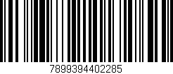 Código de barras (EAN, GTIN, SKU, ISBN): '7899394402285'