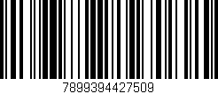 Código de barras (EAN, GTIN, SKU, ISBN): '7899394427509'