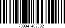 Código de barras (EAN, GTIN, SKU, ISBN): '7899414820921'