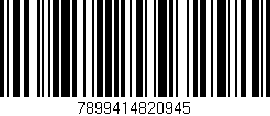 Código de barras (EAN, GTIN, SKU, ISBN): '7899414820945'