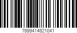 Código de barras (EAN, GTIN, SKU, ISBN): '7899414821041'