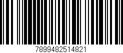 Código de barras (EAN, GTIN, SKU, ISBN): '7899482514821'