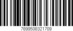 Código de barras (EAN, GTIN, SKU, ISBN): '7899508321709'
