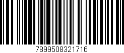 Código de barras (EAN, GTIN, SKU, ISBN): '7899508321716'