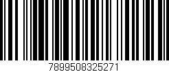 Código de barras (EAN, GTIN, SKU, ISBN): '7899508325271'