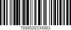Código de barras (EAN, GTIN, SKU, ISBN): '7899508334983'