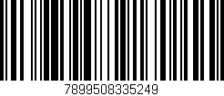 Código de barras (EAN, GTIN, SKU, ISBN): '7899508335249'