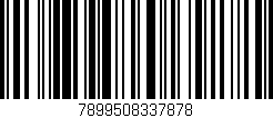 Código de barras (EAN, GTIN, SKU, ISBN): '7899508337878'