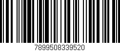 Código de barras (EAN, GTIN, SKU, ISBN): '7899508339520'