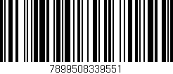 Código de barras (EAN, GTIN, SKU, ISBN): '7899508339551'