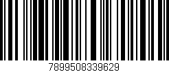 Código de barras (EAN, GTIN, SKU, ISBN): '7899508339629'