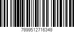 Código de barras (EAN, GTIN, SKU, ISBN): '7899512716348'