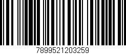 Código de barras (EAN, GTIN, SKU, ISBN): '7899521203259'