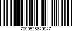 Código de barras (EAN, GTIN, SKU, ISBN): '7899525649947'