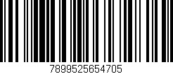 Código de barras (EAN, GTIN, SKU, ISBN): '7899525654705'