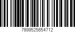 Código de barras (EAN, GTIN, SKU, ISBN): '7899525654712'